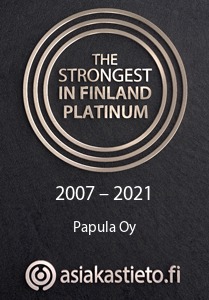 The strongest in Finland -certificate